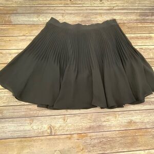 Rachel Rachel Roy black pintuck pleat skater skirt